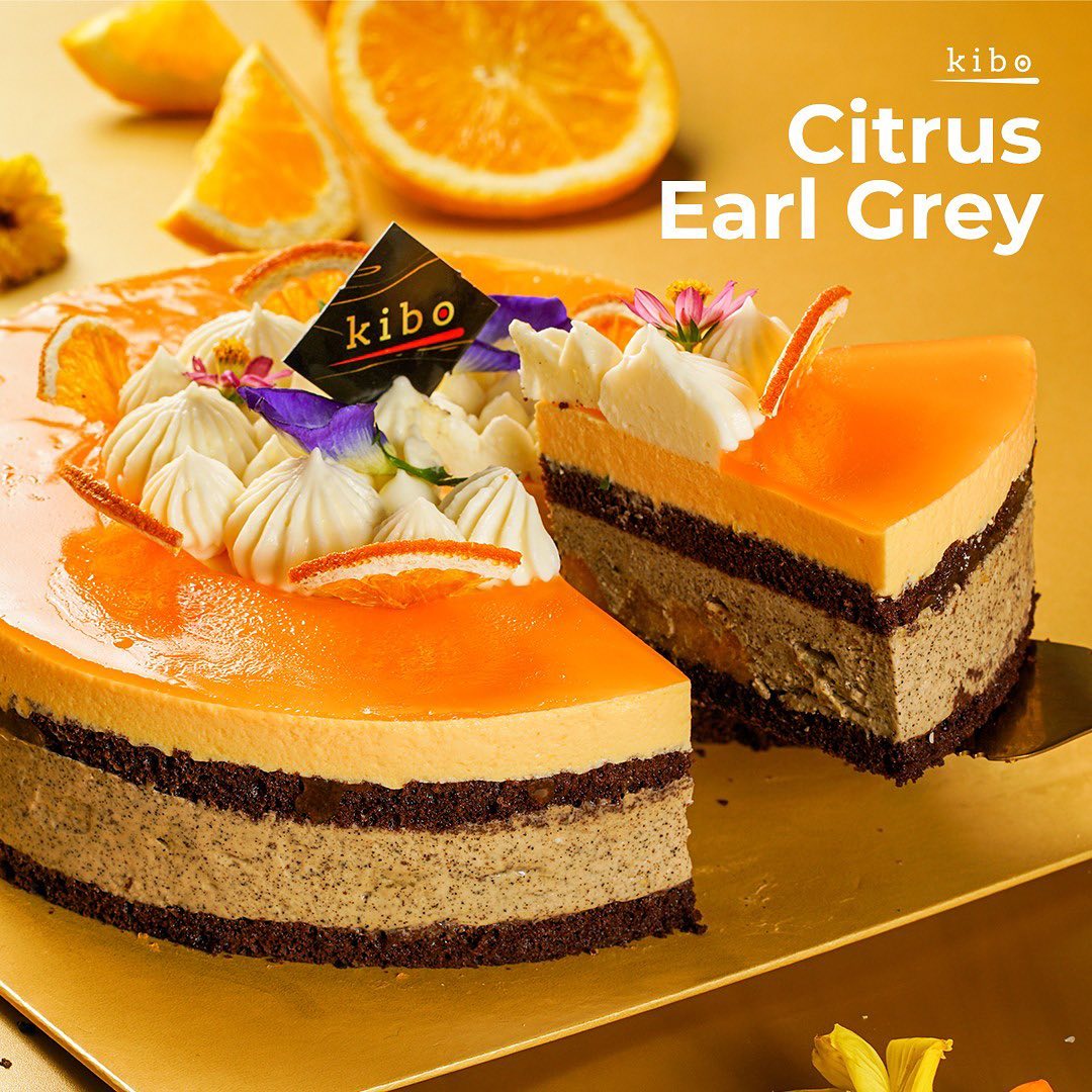 Kibo cake Citrus Earl Grey  